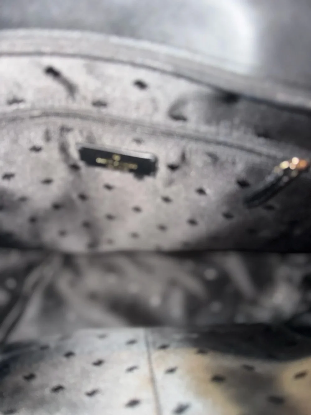 kate spade Black Floral Tote with Pink Accent Pouch - Picture 5 of 5